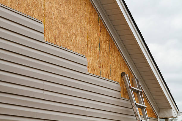 Professional Siding Contractor technician working in Mullica Hill, NJ